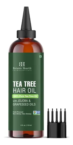 Aceite Capilar Botanic Hearth Tea Tree Con Jojoba Y Semillas
