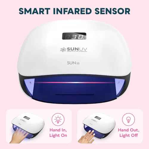 Sunuv Lámpara De Uñas Led Uv De 48 W, Luz Uv Para