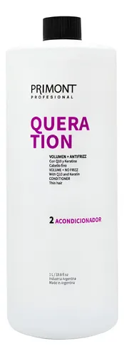 Primont Queration Q10 Keratina Acondicionador Pelo Débil 1l