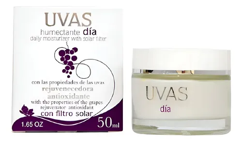 Humectante Dia Con Filtro Solar 50ml. Uvas