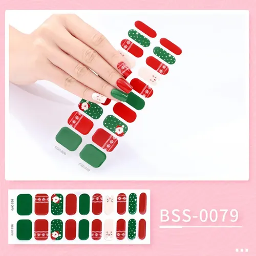 Kit De Pegatinas Para Uñas Navidad Navidad