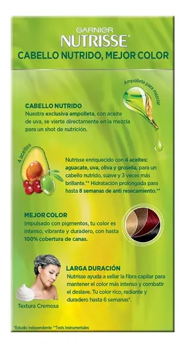 Tintura Garnier Nutrisse Clásico Permanente Tono 90 Trigo Para Cabello