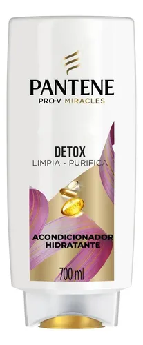 Acondicionador Hidratante Pantene Pro-v Miracles Detox Limpia – Purifica 700 Ml