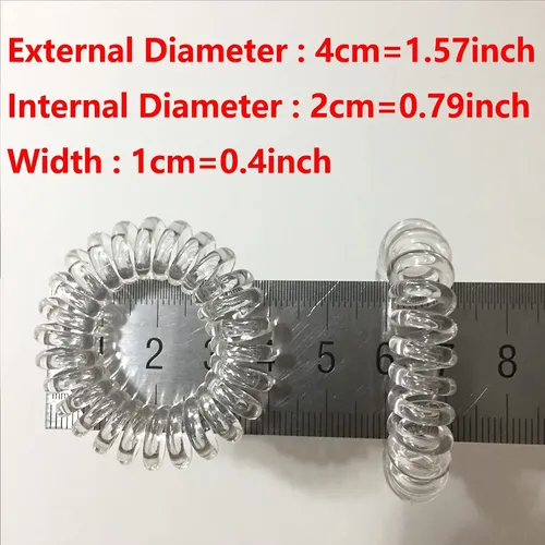 Cintas Para El Pelo En Espiral De 27 Piezas: Traceles Elásti