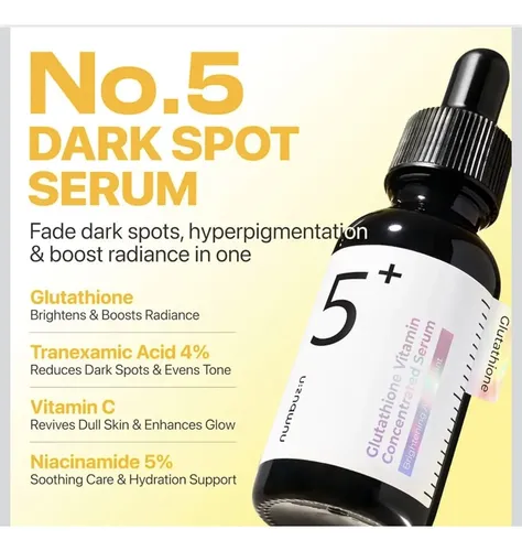 Numbuzin-n5 Glutathione Vit C Pura-brillo Radiante/original