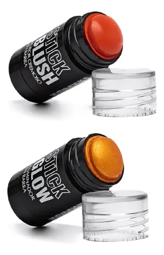 Pack Xúlu de Rubor y Iluminador en Barra con Acabado Mate y Brillo