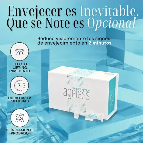 Instantly Ageless – Caja 25 Viales Remueve Arrugas Jeunesse Todo Tipo De Piel Día/noche