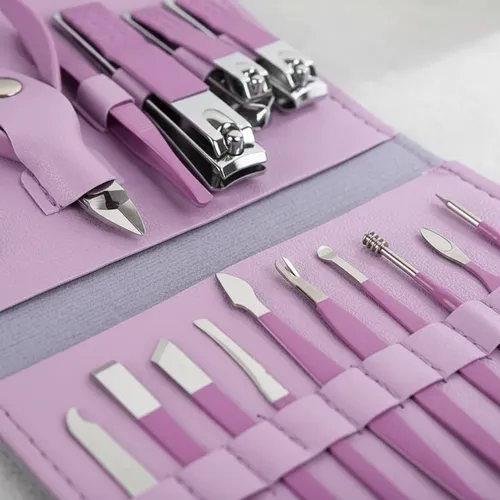 Set 16 Piezas Kit De Manicura Y Pedicura