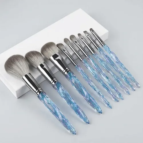 Set De Brochas Soft Ice Crystal 9 Pzas – Uso Versátil