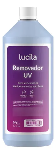 Removedor Esmalte Semi Permanente 950cc Lucila Uv950