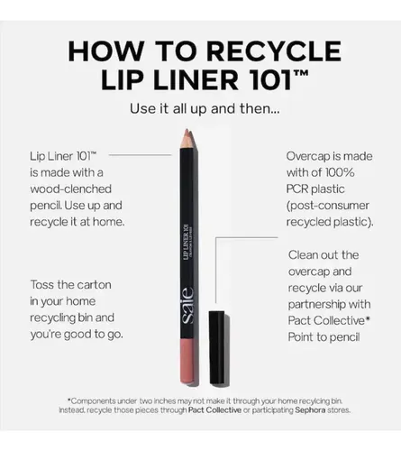 Delineador De Labios Lip Liner Saie Crayón 101 Twist 1,41 G