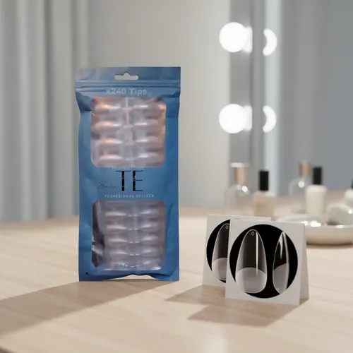 Tips Soft Gel Almendra Prelimado Bolsa X240.un Profesional