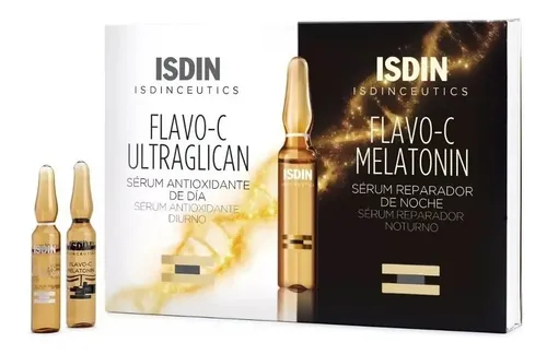 Serum Isdin Isdinceutics Day & Night 10+10 Flavo C 20 Amp Tipo de piel Sensible