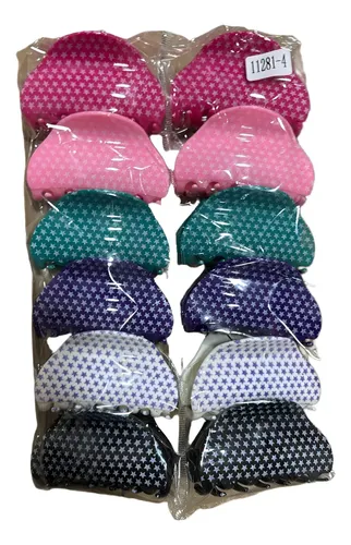 Broches Multicolor Para Pelo 12 Unidades Mayorista