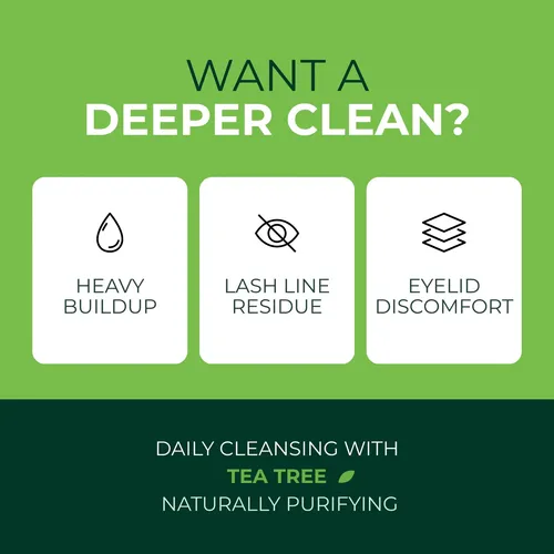 Gel Limpiador Para Párpados Noveha Con Forma De Árbol De Té,