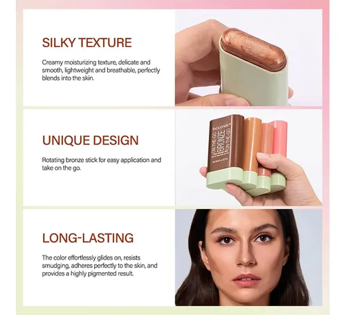 Contorno Facial En Stick Compacto 02 Soft Glow