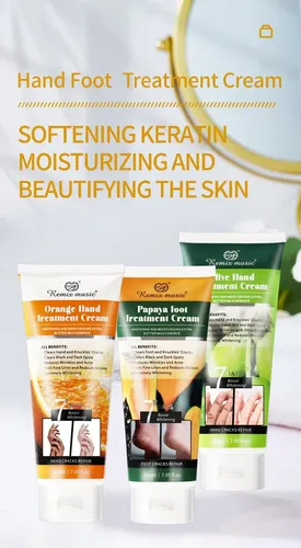 Crema Manos Pies Exfoliante Aceite De Oliva Cuidado De La L