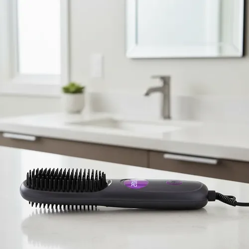 Plancha De Pelo Eléctrica Portátil Con Pantalla Digital