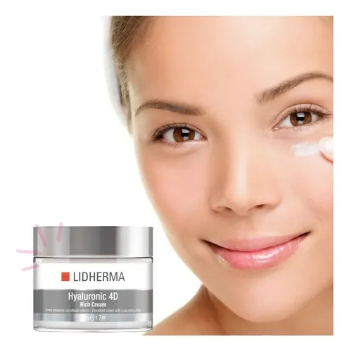 Lidherma Hyaluronic 4d Rich Cream Acido Hialuronico Arrugas Momento de aplicación Día/Noche Tipo de piel Todo tipo de piel