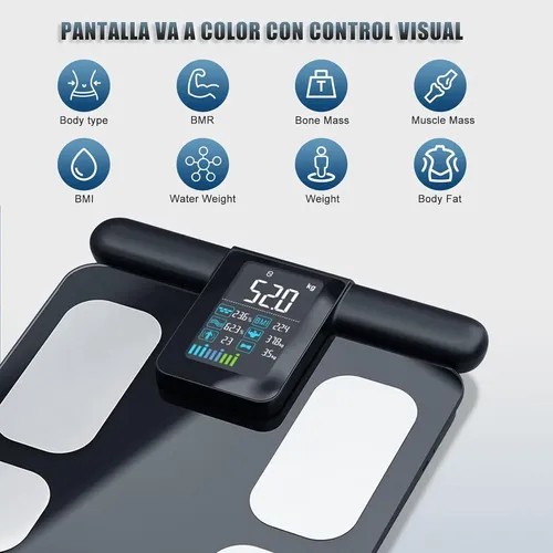 Báscula Inteligente  Corporal De 8 Electrodos,28 Datos