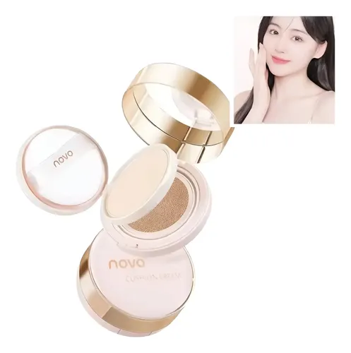Base Cushion En Crema + Polvo Compacto Sellador – Novo