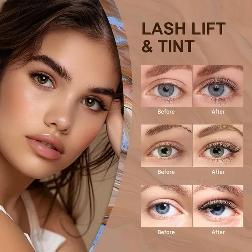 Kit Lifting Y Tinte Pestañas Con Permanente Y Fijación