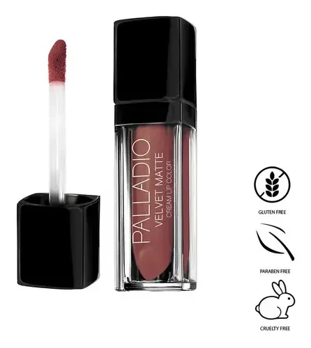 Labial Líquido Velvet Matte Cream Palladio Chiffon Cruelty Free