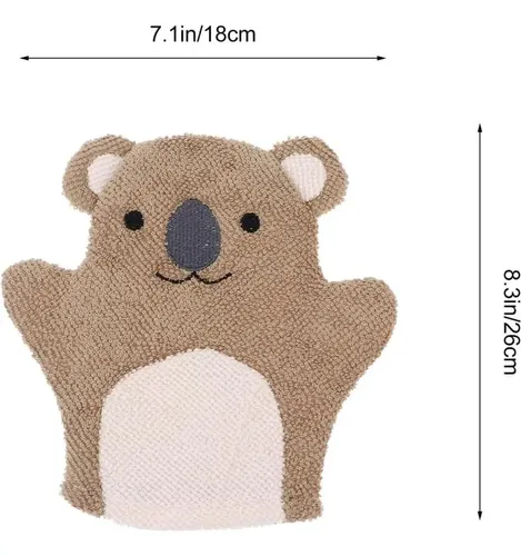 5 Guantes De Baño Exfoliantes Vintorky Para Niños