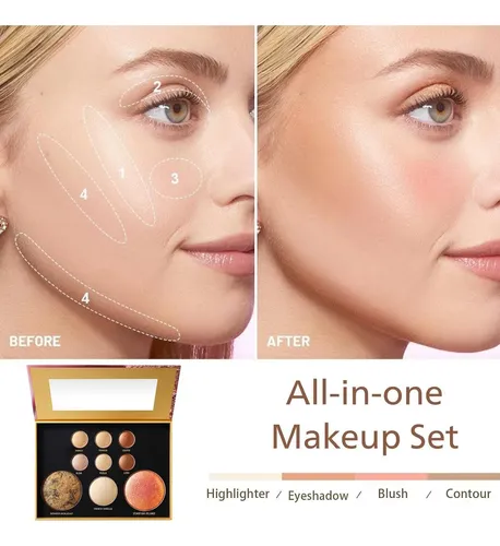 Paleta K’apeine 9 Colores Neutros Horneados Maquillaje Ojos