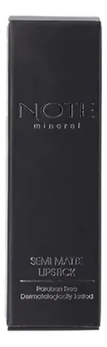 Labial Mate Note Mineral Semi Matte Lipstick Vegano X4.5g