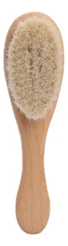 Peineta Suave Para Cabello Con Mango De Madera