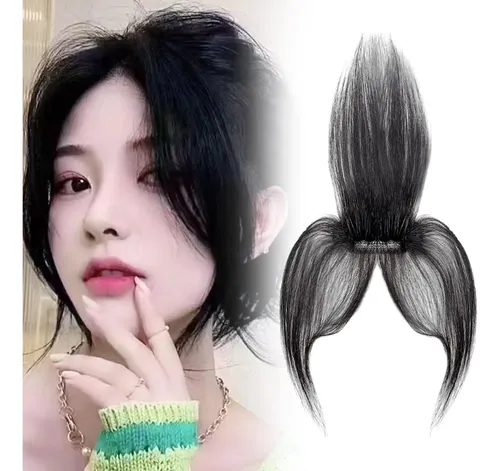 Bangs Clip Extensión De Cabello Sintética Para Estilo A