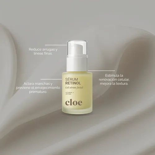 Serum Retinol 0,1% Cloe 30ml Antiarrugas Y Antimanchas