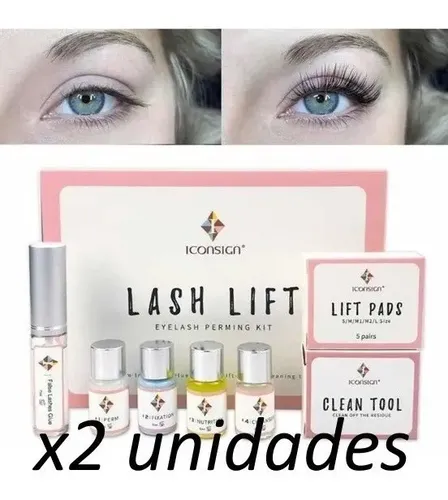 Kit Permanente Pestañas Lifting Completo Iconsign Lash X 2u.