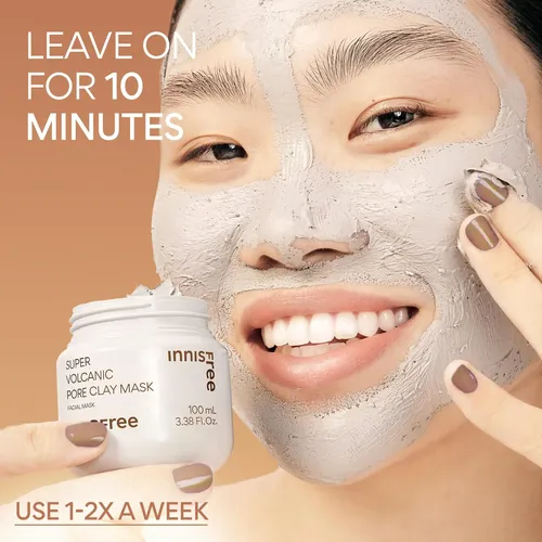 Máscara De Arcilla Innisfree Super Volcanic Pore Con Racimos