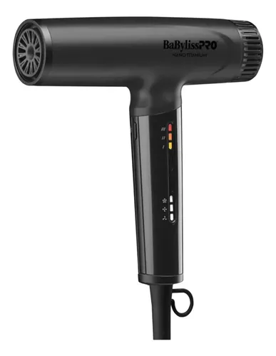 Secador Iónico Ultraliviano Black Babyliss Pro 1400w