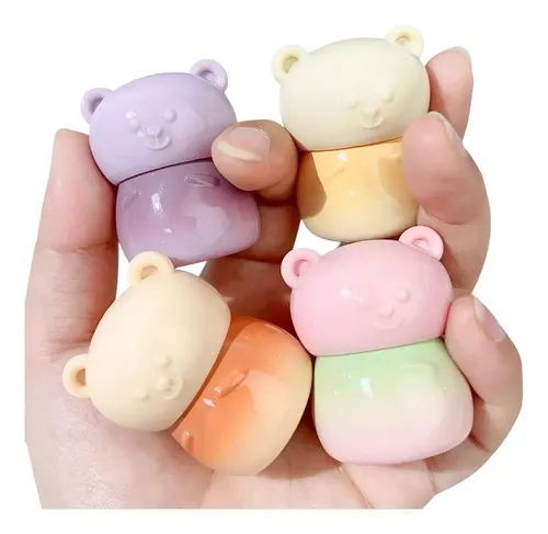 Gege Bear Lip Gloss Osito Cute Maquillaje Estilo Coreano
