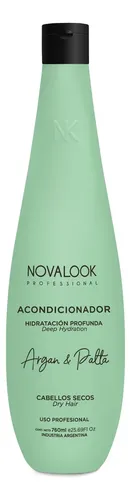 Acondicionador Novalook Argan Y Palta 760ml Cabellos Secos