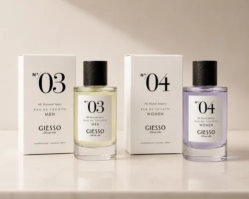 Pack X2 Perfumes Giesso Hombre 03 Y Mujer 04