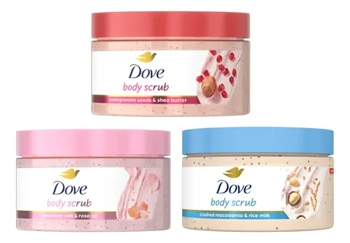 Paquete De Prueba De Exfoliante Corporal Dove Para Mujer, Pa