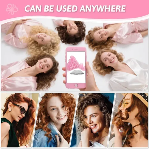 Set De Rulos Para Cabello Selizo 50 Piezas Con 24 Pinzas Aut