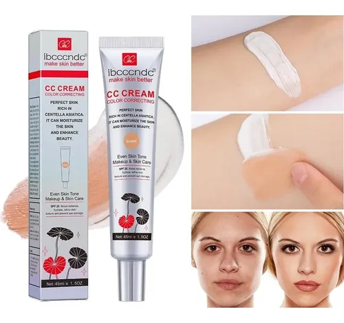 Cc Cream Correctora De Color Deerelf Oscura 1.5 Oz Spf25