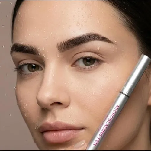 Lápiz De Cejas Microfilling Para Microblading Marrón