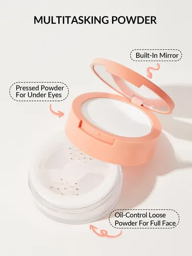 Sheglam Insta-ready Polvos Fijadores Rostro Y Ojos Tono Translucent