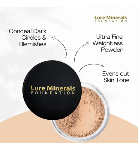 Polvo Corrector Mineral Bisque 14g, Acabado Natural