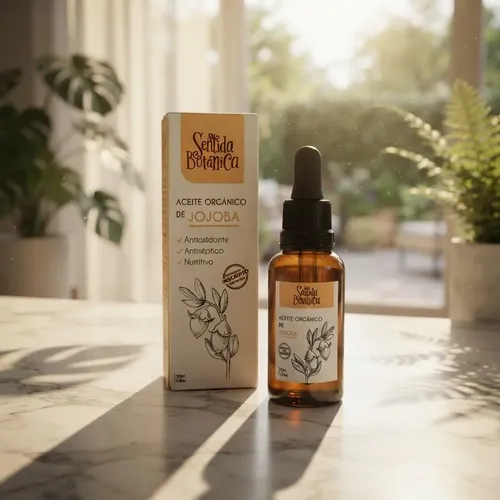 Aceite De Jojoba Orgánico Piel Cabello Sentida Botánica 30ml