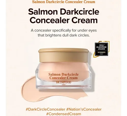 Corrector De Ojeras Con Salmón Skinfood 10g, Hidrata Y