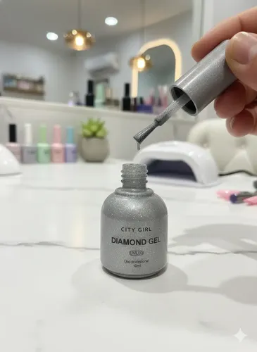 Esmalte Diamond Gel City Girl Semipermanente 10 Ml