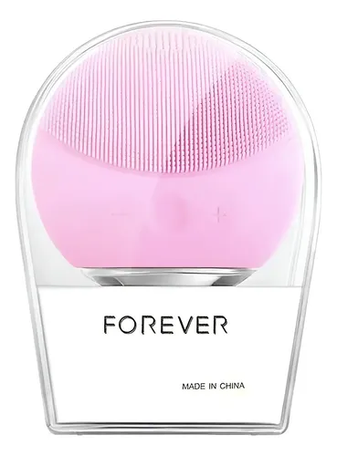 Limpiador Facial Eléctrico USB Recargable A Prueba De Agua Rosa