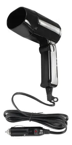 Desempañador Secador De Pelo Auto 210w Portátil Carwing Negro